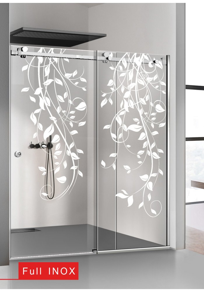 PARAVAN DUS CU USA GLISANTA FLOAT FULL INOX