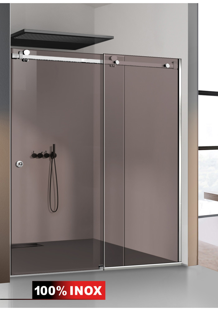 PARAVAN DUS GLISANT BRONZ FULL INOX