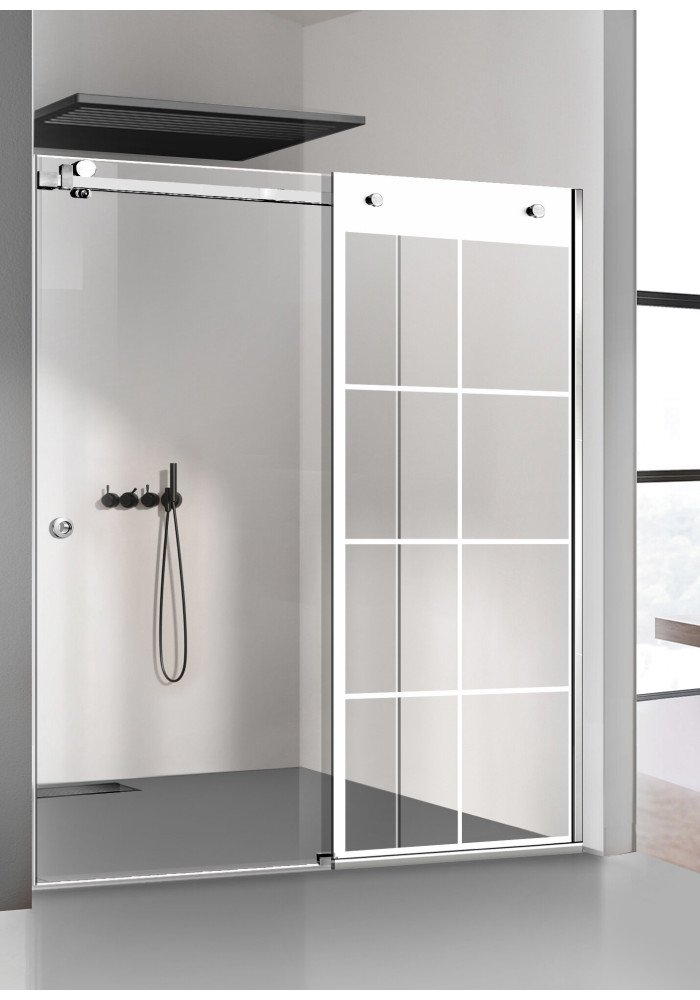 PARAVAN DUS GLISANT FLOAT FULL INOX