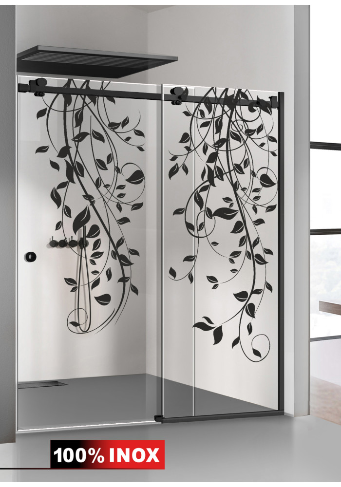 PARAVAN DUS CU USA GLISANTA FLOAT FULL INOX