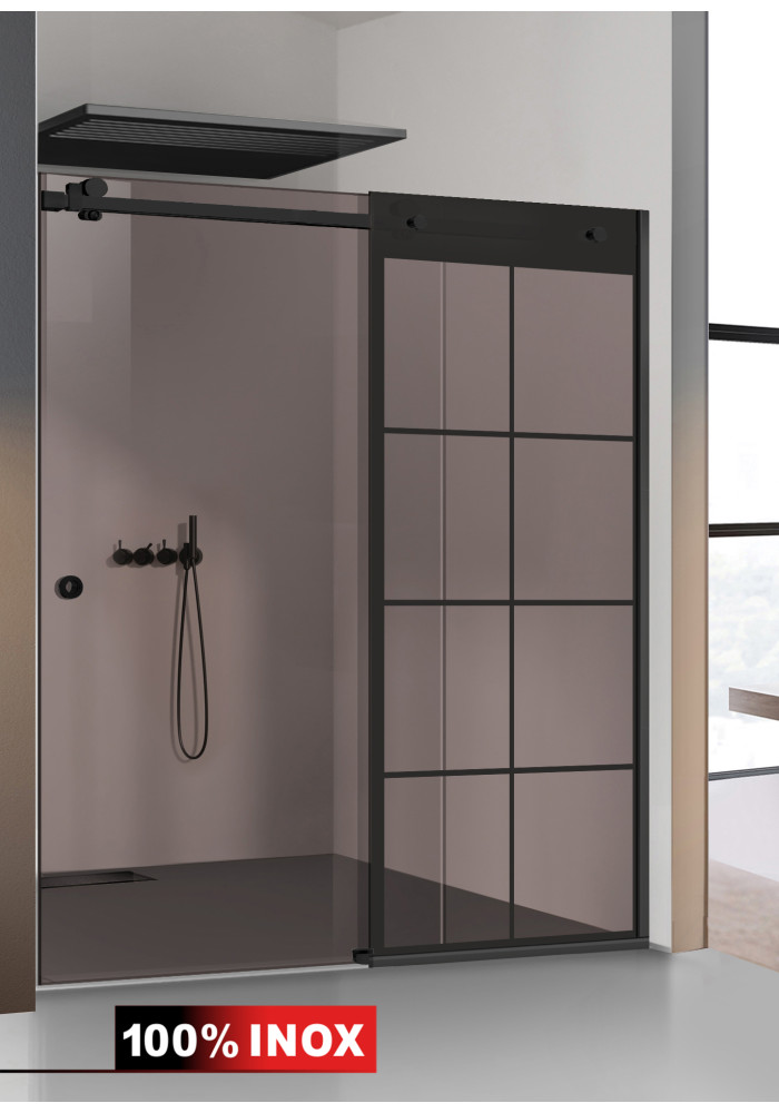 PARAVAN DUS CU USA BRONZ NEGRU