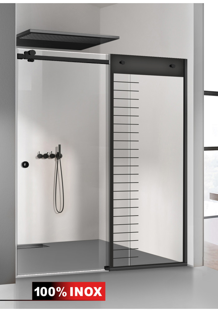 PARAVAN DUS CU USA GLISANTA FLOAT NEGRU