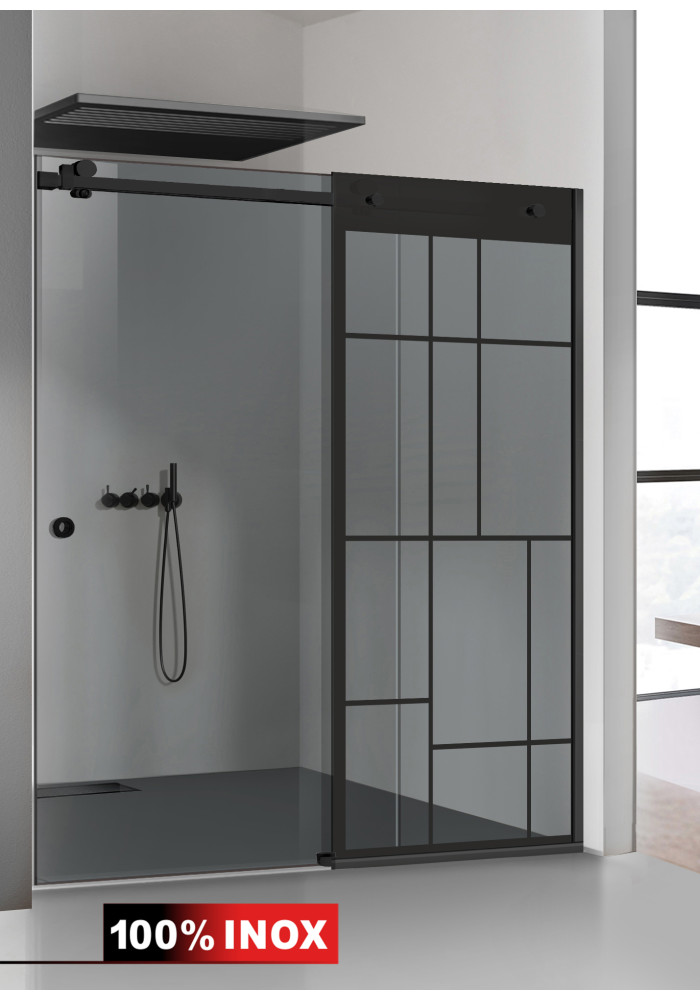 PARAVAN DUS GRI NEGRU