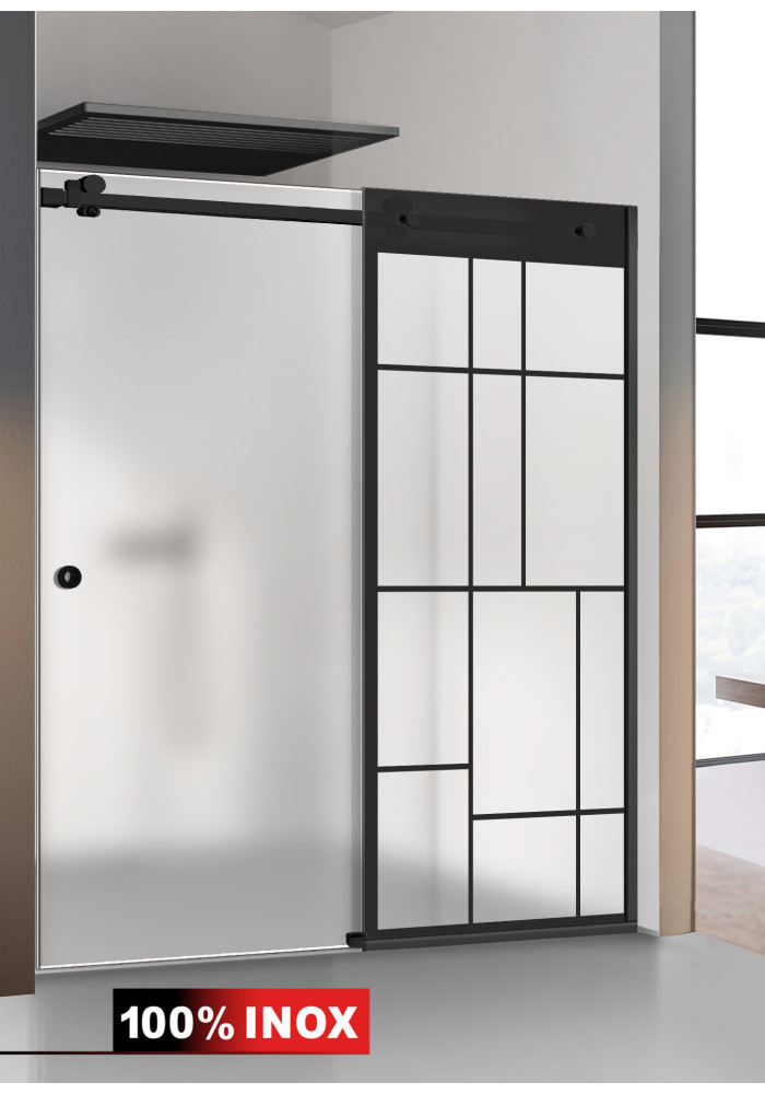 PARAVAN DUS FLOAT FULL INOX URBAN