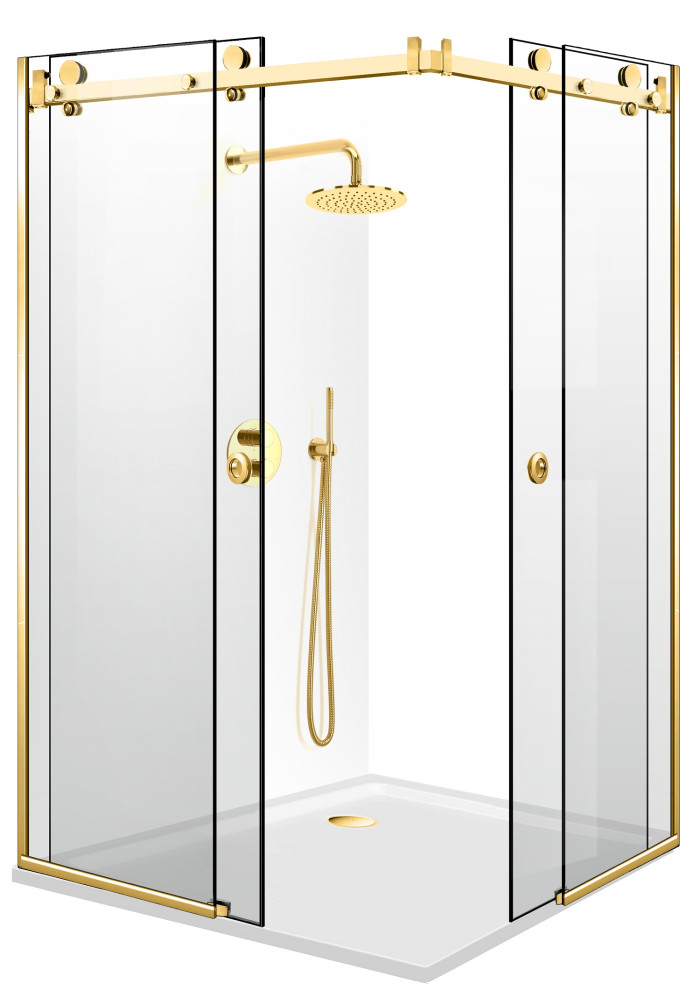 CABINA DUS GLISANT FULL INOX AURIU