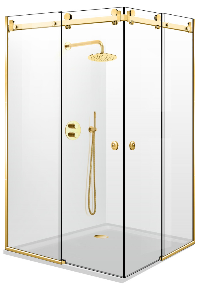 CABINA DUS GLISANT FULL INOX AURIU