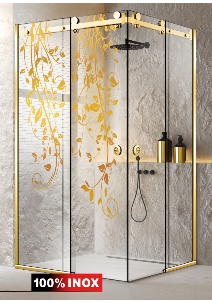 CABINA DUS GLISANT FULL INOX AURIU DANCE AURIU