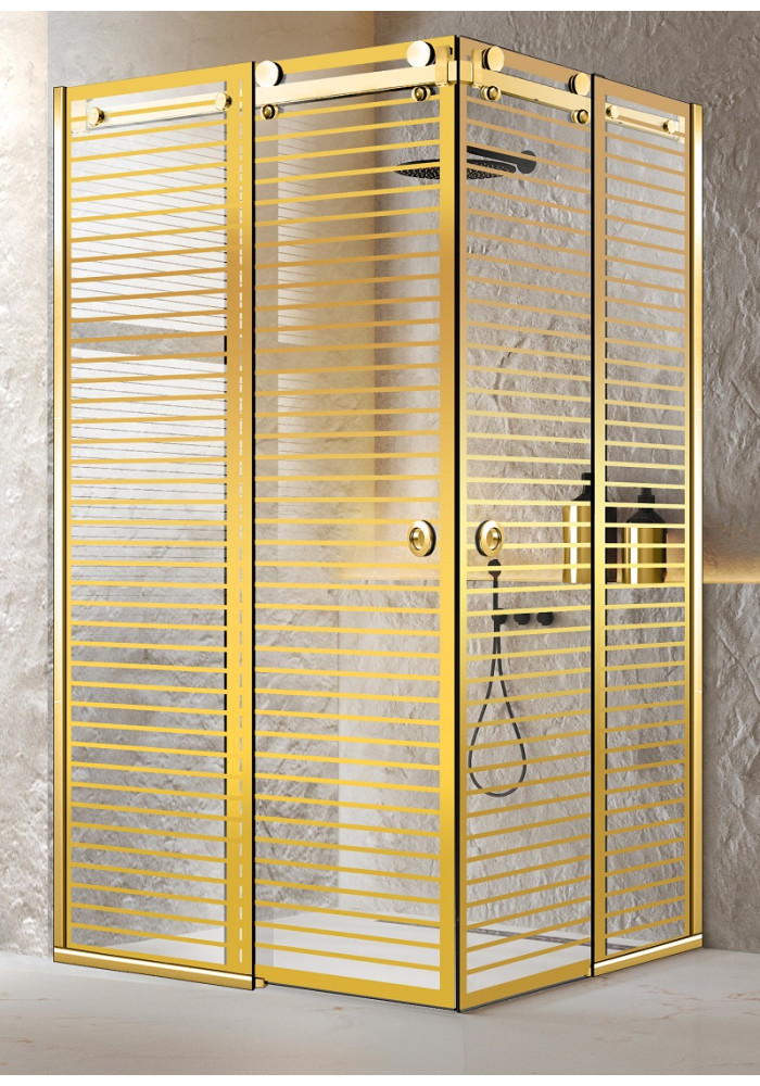 CABINA DUS GLISANT FULL INOX AURIU MORIS AURIU