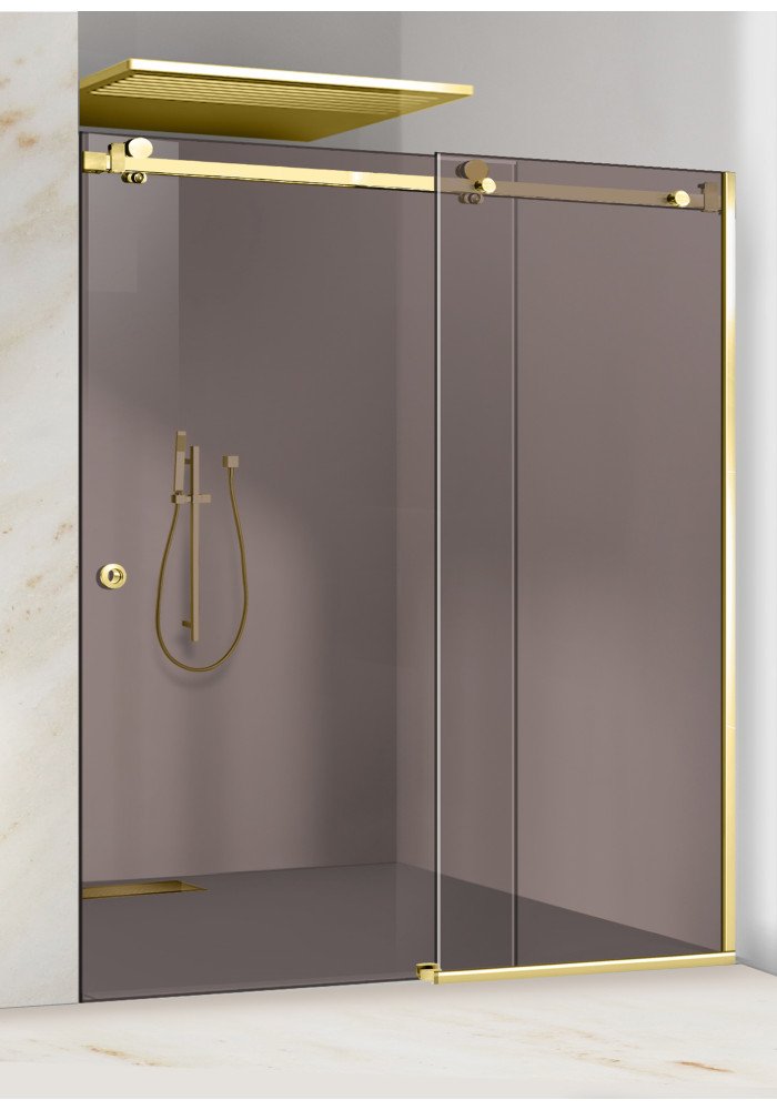 PARAVAN DUS GLISANT BRONZ FULL INOX AURIU