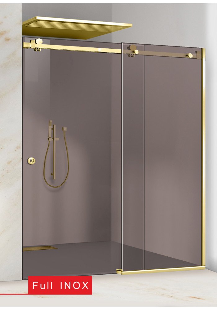 PARAVAN DUS GLISANT BRONZ FULL INOX AURIU