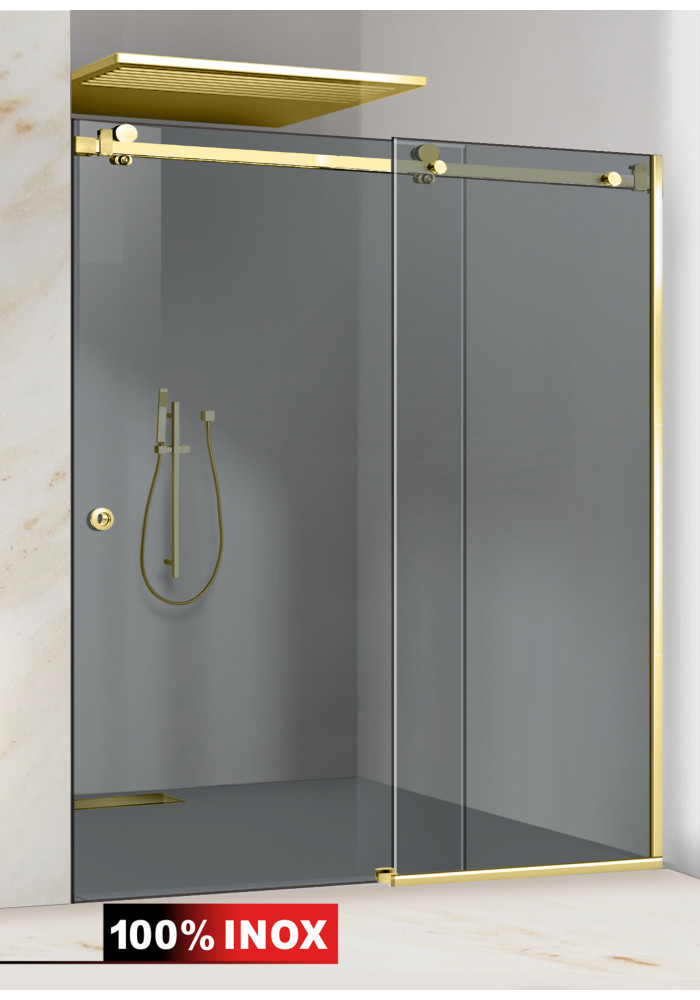 ARAVAN DUS CU USA GLISANTA GRI FULL INOX AURIU