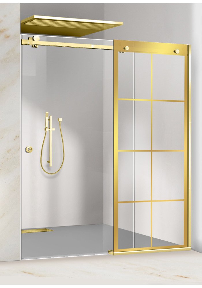 PARAVAN DUS FLOAT FULL INOX AURIU