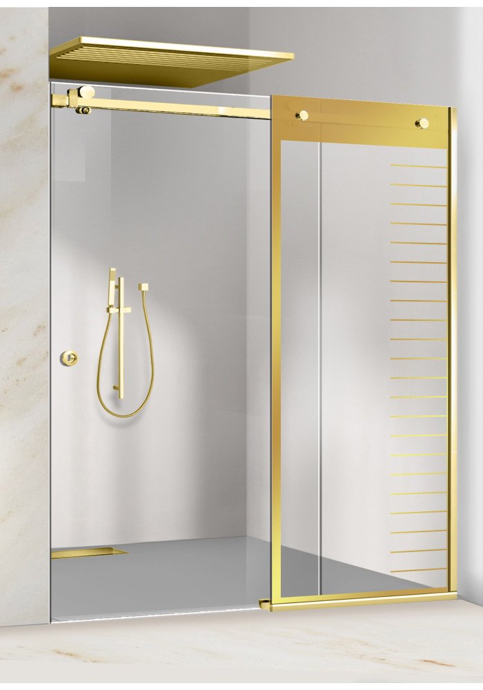 PARAVAN DUS FLOAT FULL INOX AURIU