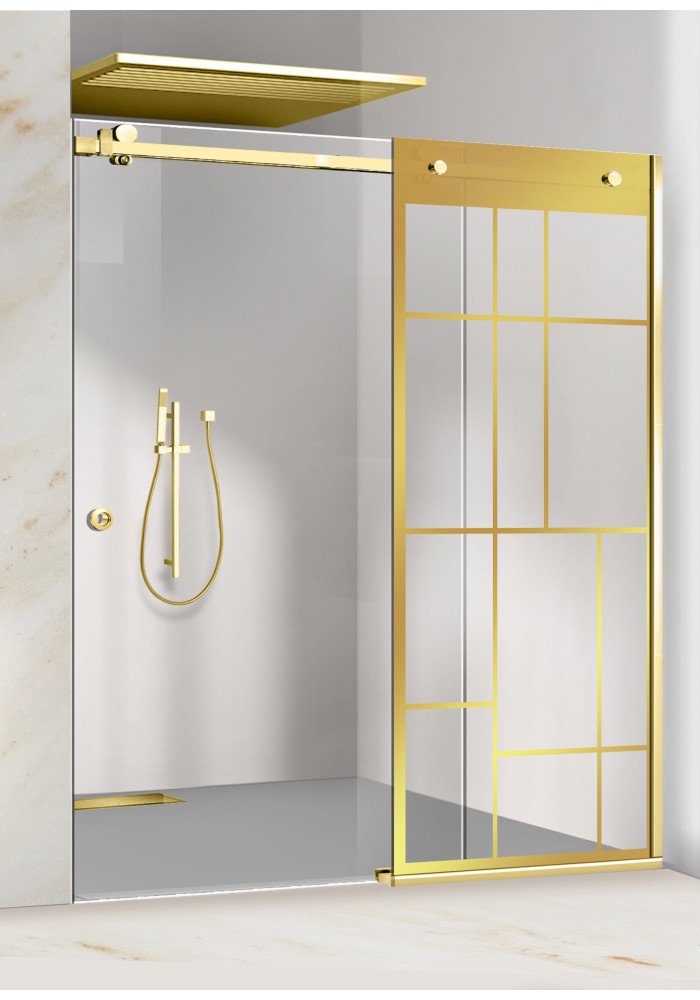 PARAVAN DUS CU USA FLOAT FULL INOX AURIU