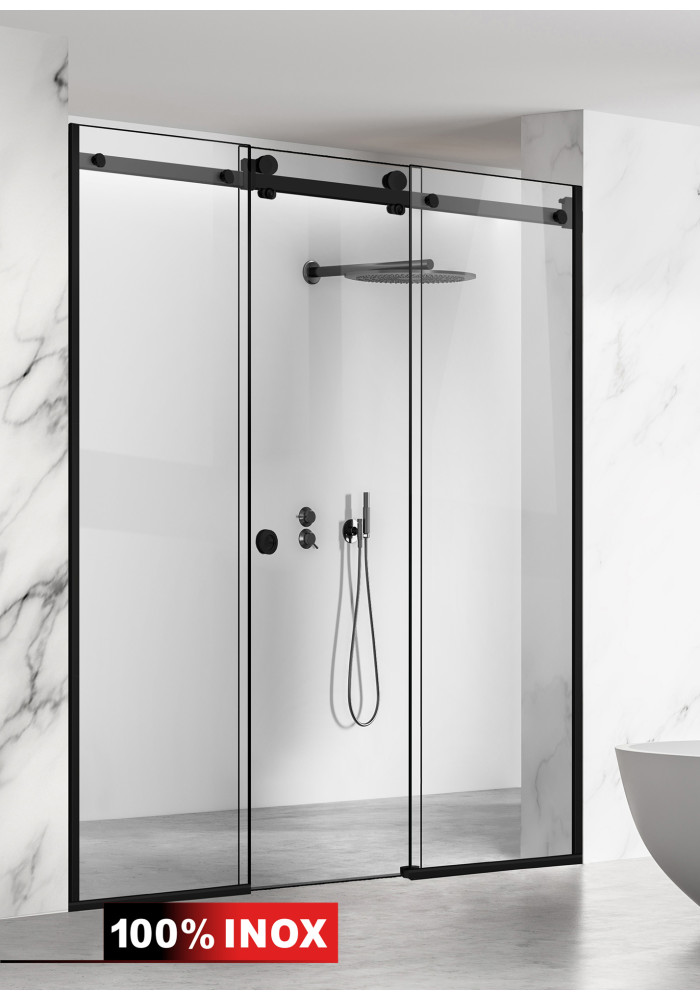 PARAVAN DUS GLISANT FLOAT NEGRU MAT