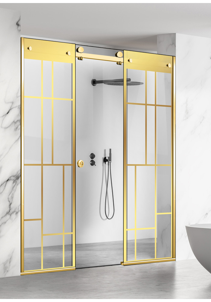 PARAVAN DUS GLISANT FLOAT FULL INOX  AURIU URBAN AURIU