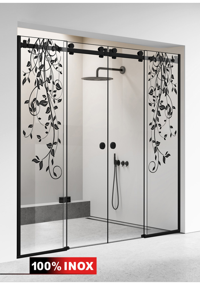 PARAVAN DUS GLISANT NEGRU MAT DANCE NEGRU