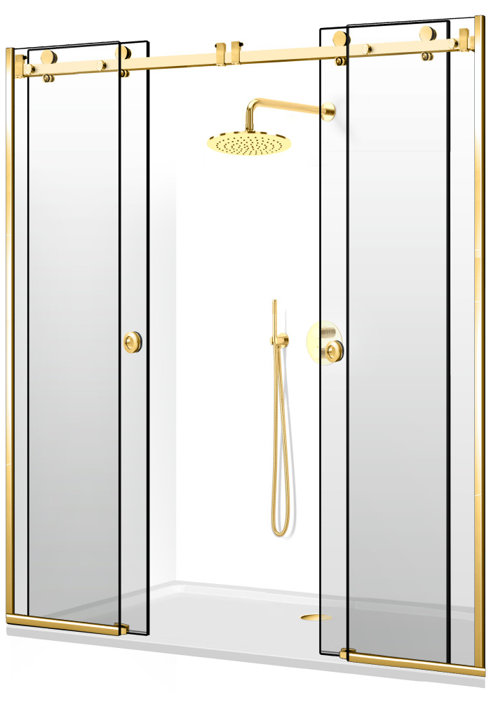 PERETE DUS GLISANT FULL INOX AURIU 