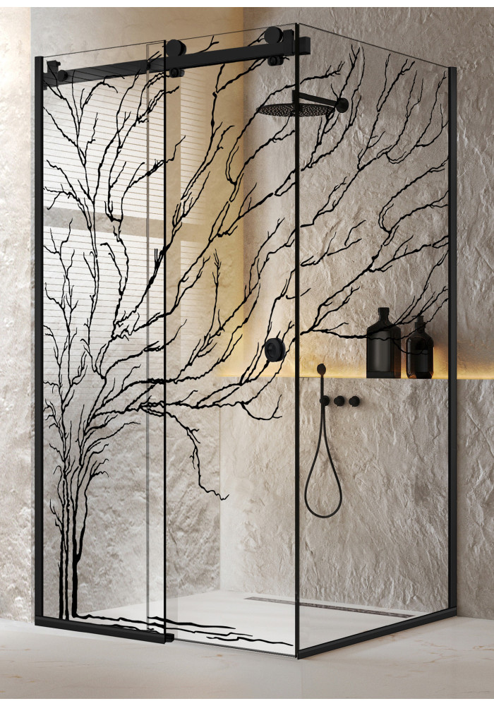 CABINA DUS GLISSANDO PURE NEGRU MAT TREE NEGRU