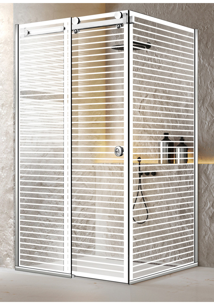 PARAVAN DUS CU USA GLISANTA FULL INOX MORIS
