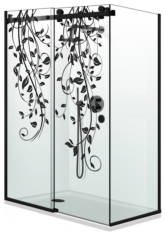 CABINA DUS GLISSANDO PURE NEGRU MAT DANCE NEGRU