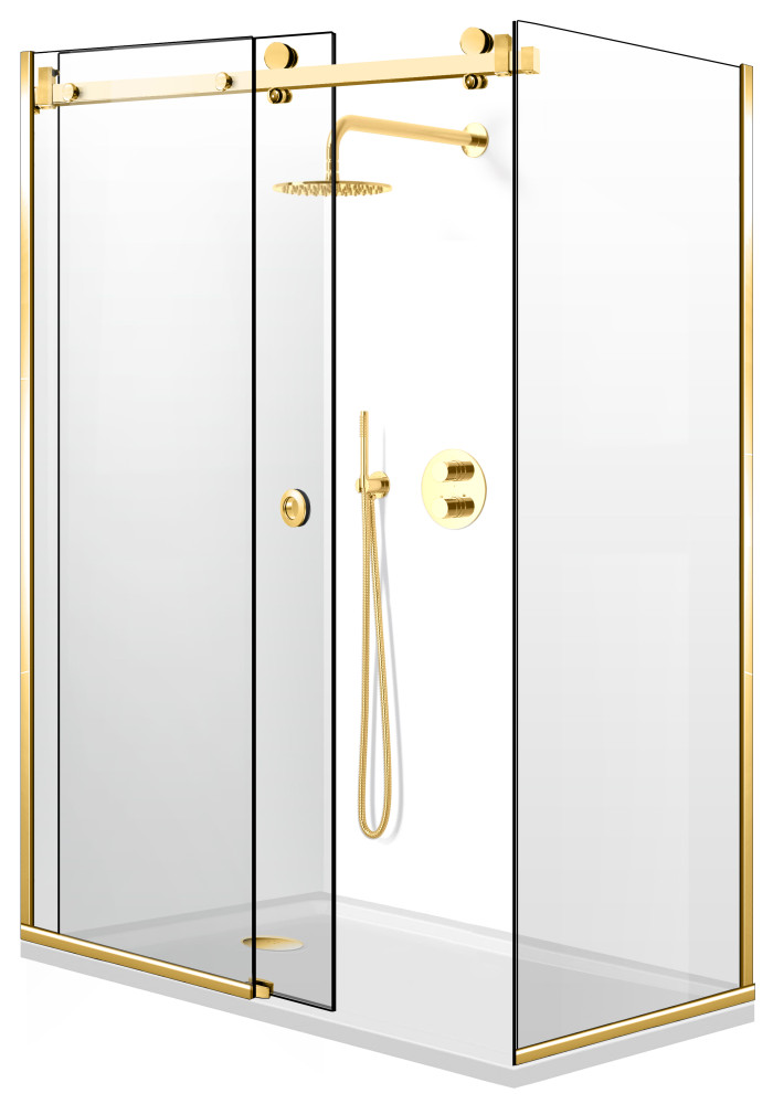 CABINA DUS GLISANT FULL INOX AURIU