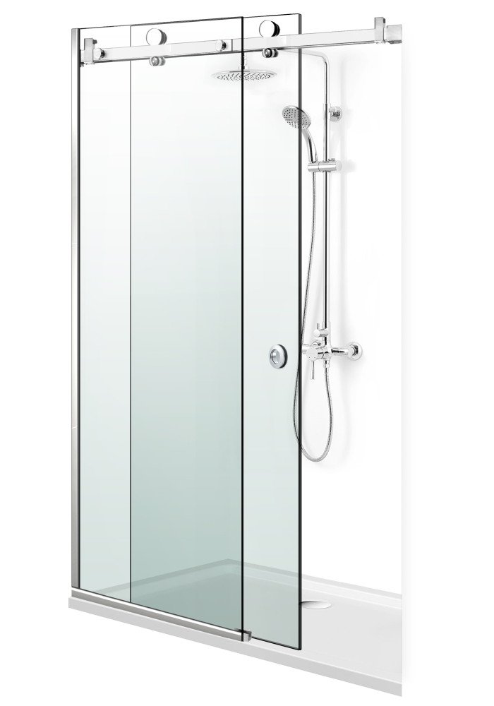 PARAVAN DUS GLISANT FLOAT FULL INOX