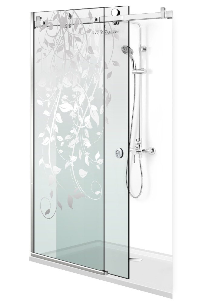PARAVAN DUS CU USA GLISANTA FLOAT FULL INOX