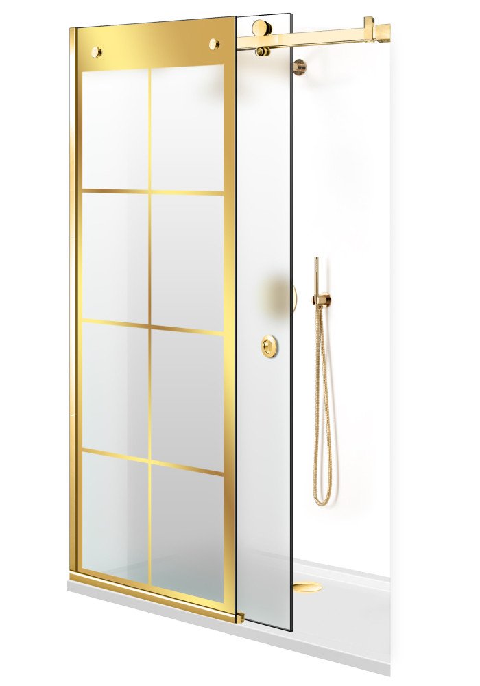 PARAVAN DUS CU USA GLISANTA FLOAT FULL INOX AURIU