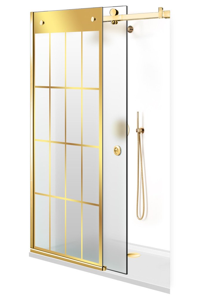 PARAVAN DUS CU USA MAT FULL INOX AURIU