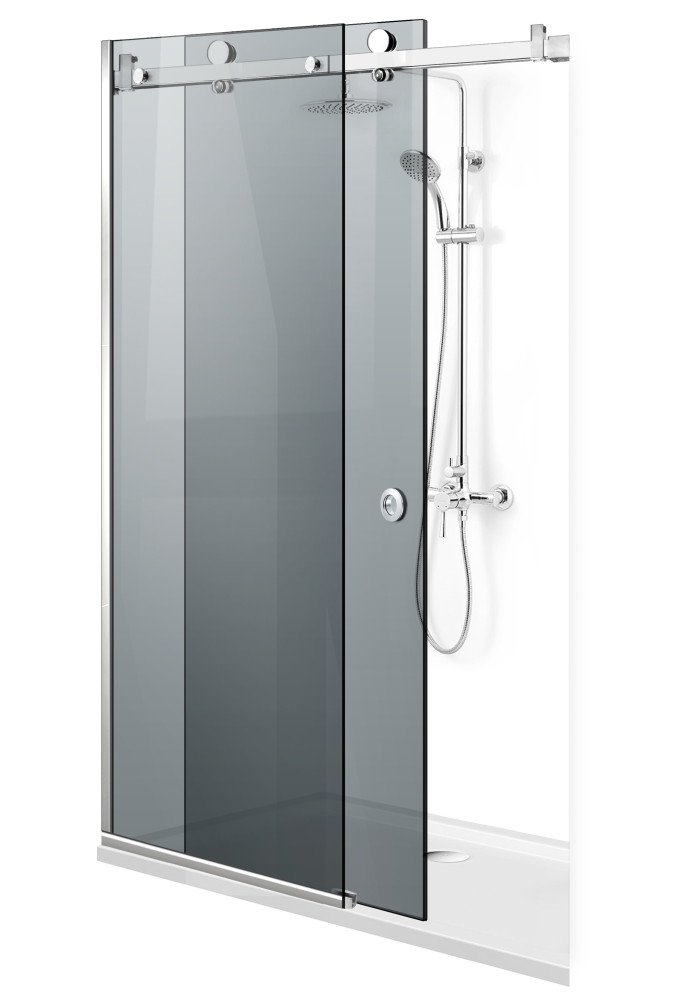 PARAVAN DUS GRI FULL INOX