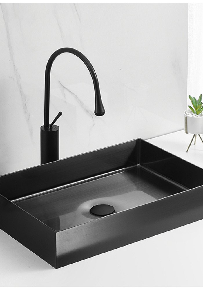 Lavoara inox negru gun metal