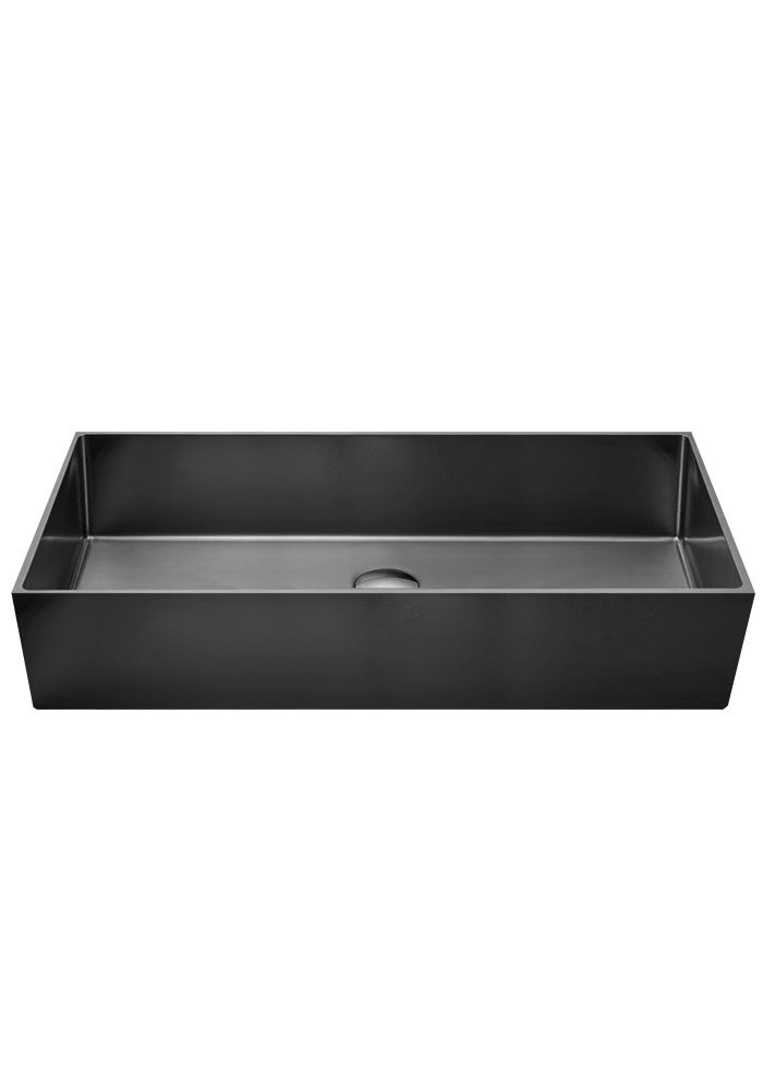 Lavoara inox negru gun metal