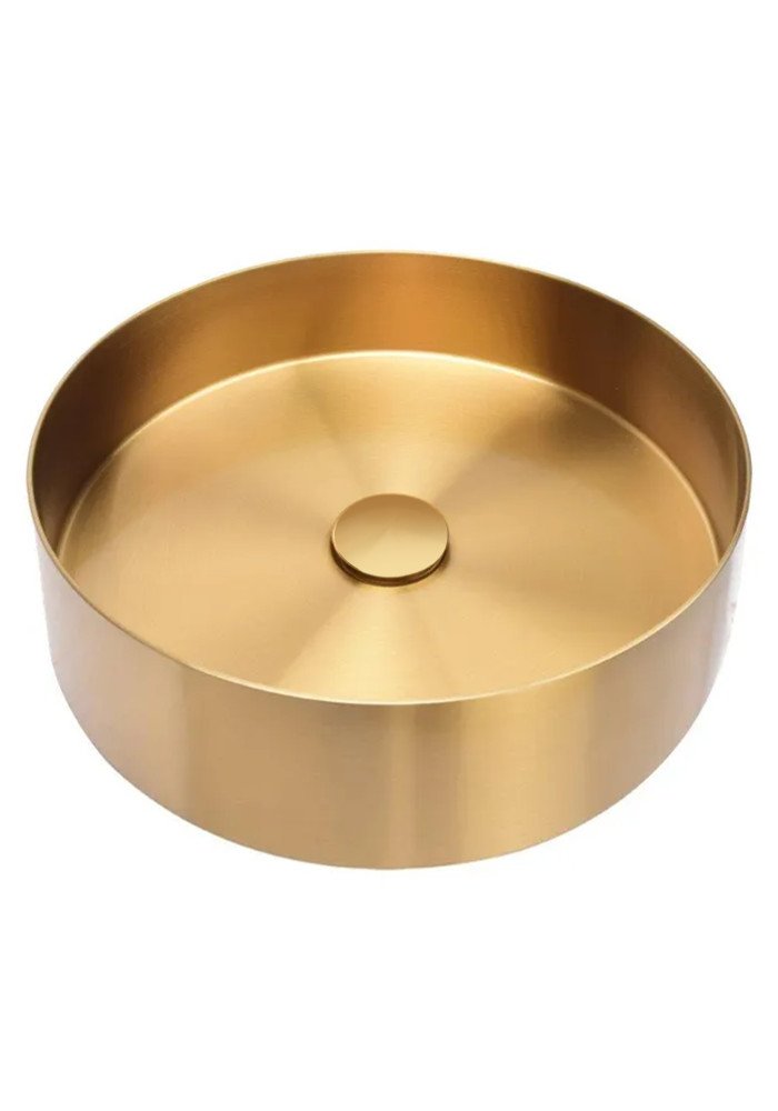 Lavoar INOX auriu rotund