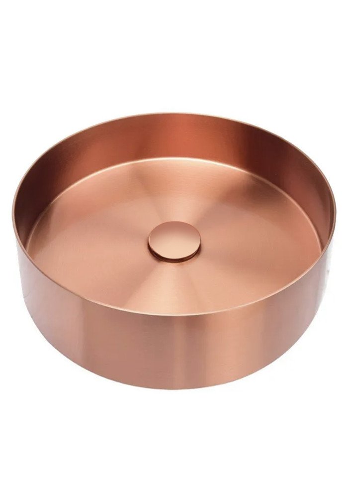 Lavoar INOX rose gold rotund