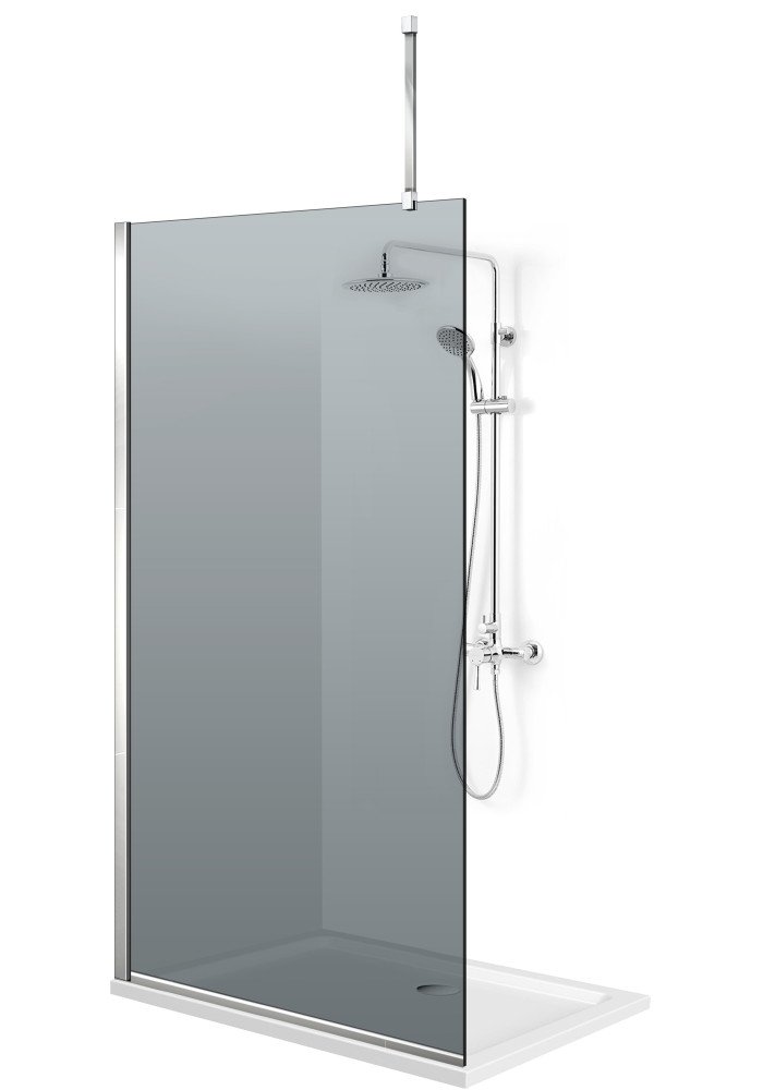PARAVAN DUS GRI FULL INOX