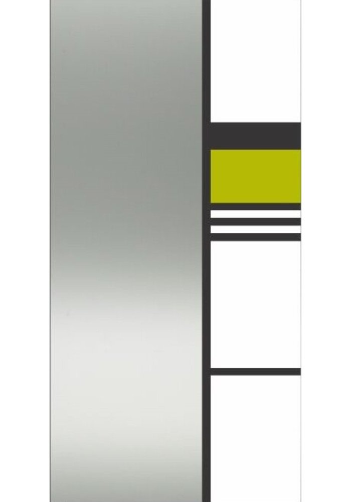 Sticla vopsita model ROMEO