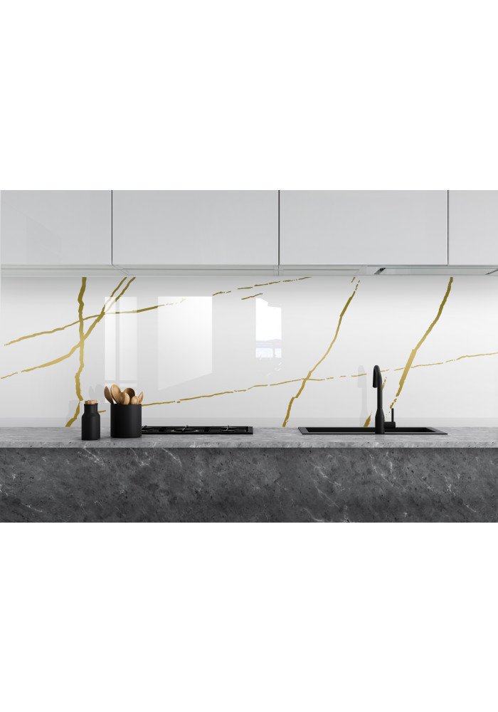 STICLA BUCATARIE MARBLE WHITE