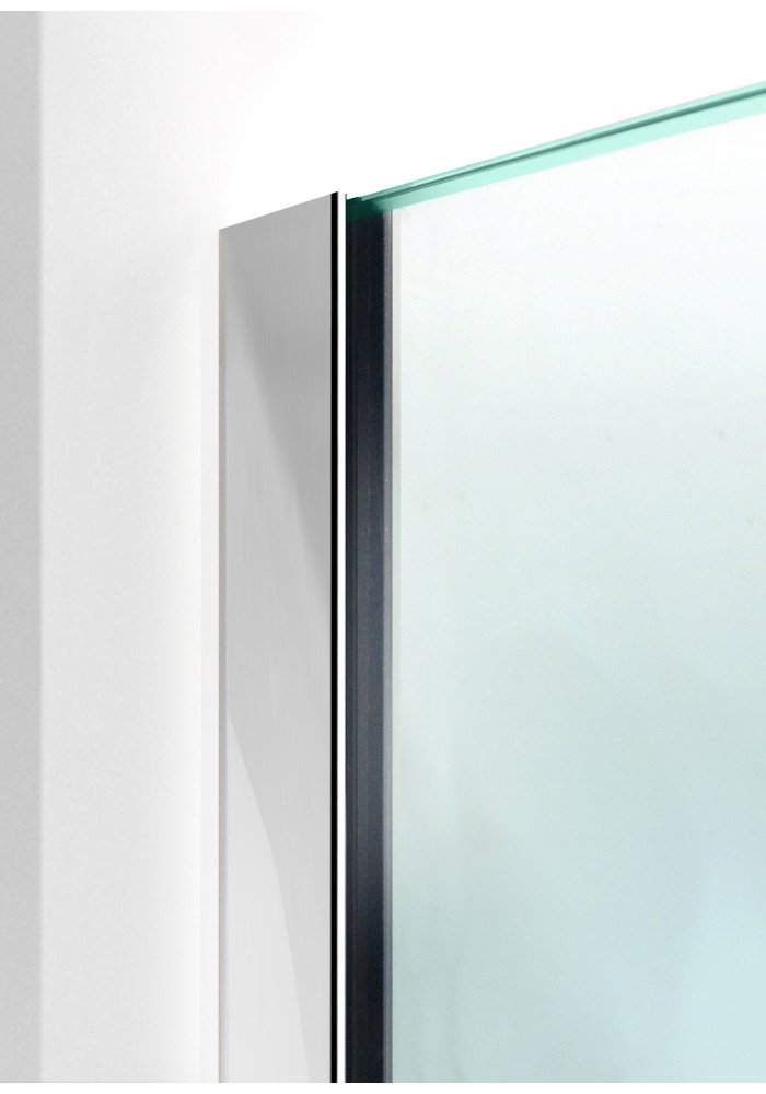 PARAVAN DUS FLOAT FULL INOX PROFIL