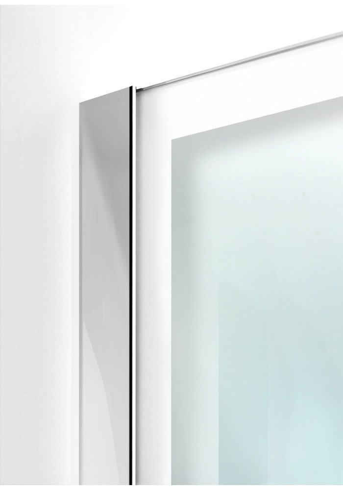 PARAVAN DUS FLOAT FULL INOX PROFIL