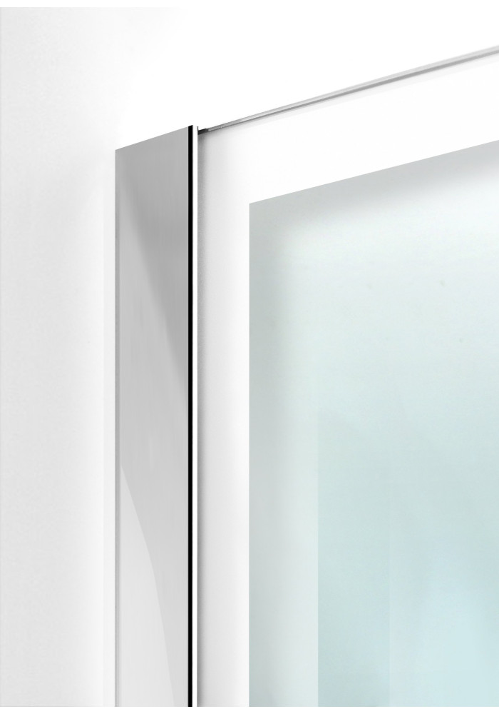 PARAVAN DUS FLOAT FULL INOX PROFIL