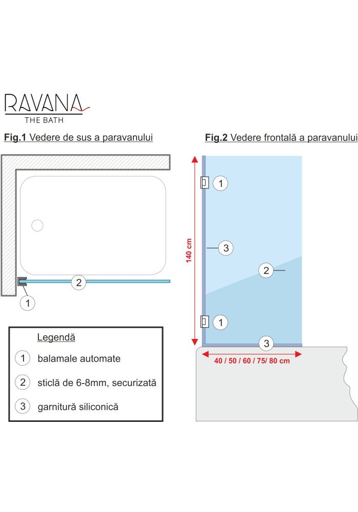 SCHITA-Paravan cada, model BALI - CLAR