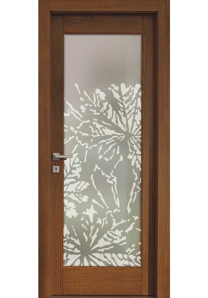 Geam mat decorativ