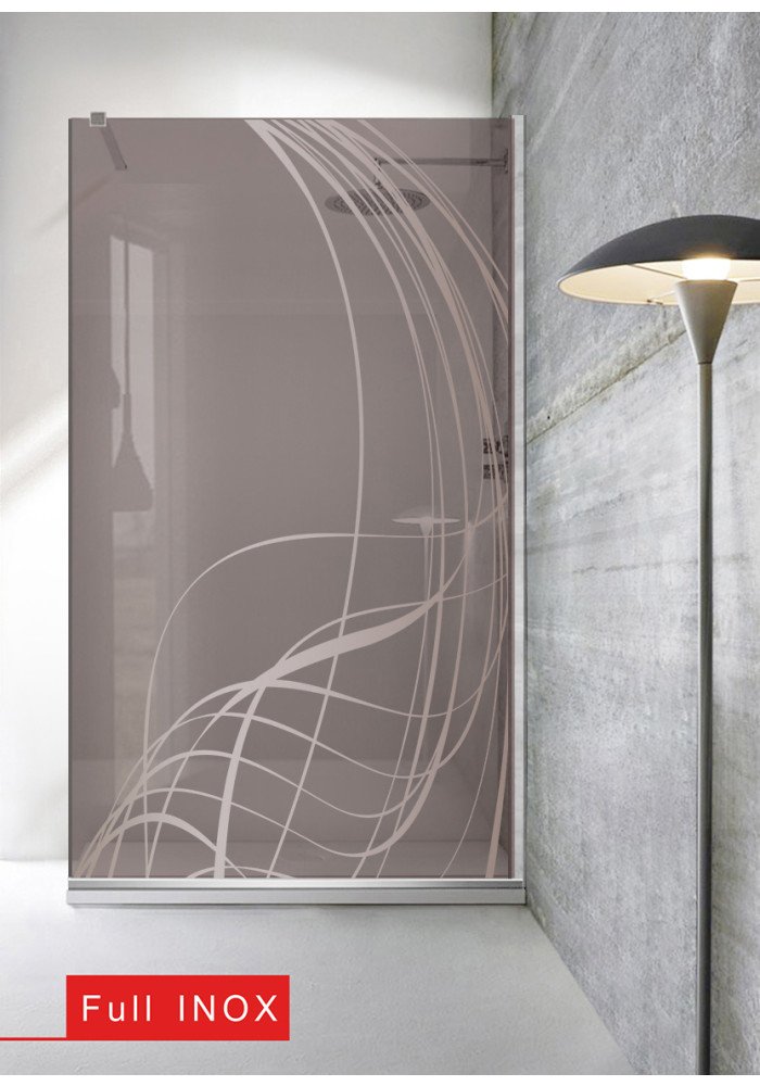 PARAVAN DUS BRONZ FULL INOX