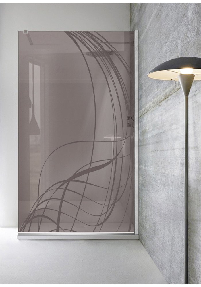 PARAVAN DUS BRONZ FULL INOX