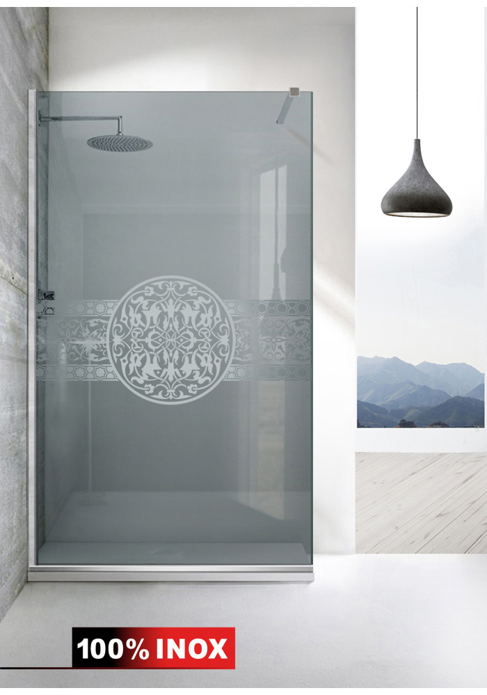 PARAVAN DUS GRI FULL INOX