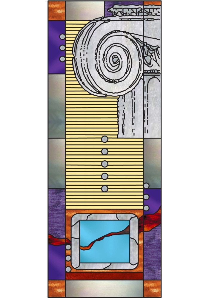 Vitraliu cu design art-13a