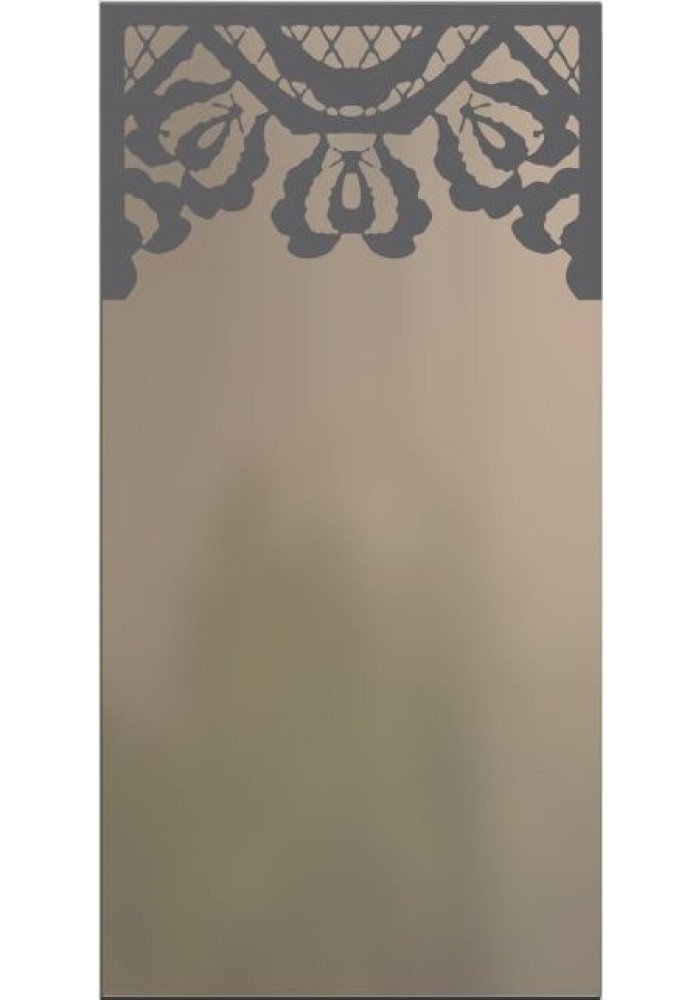 Vitrina sablata, Vintage Orizontal  bonz,contur gri antracit