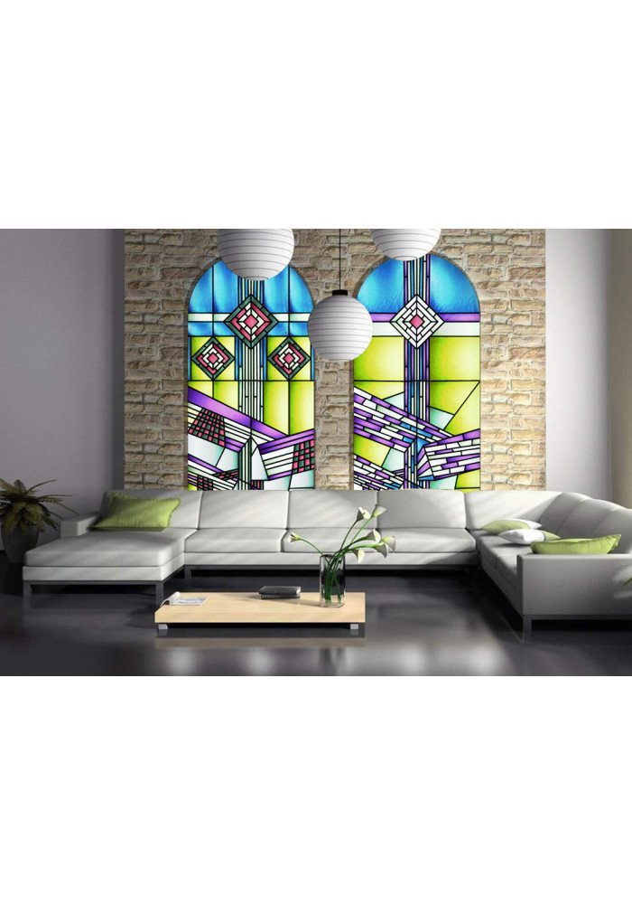 Vitraliu pictat cu design actual