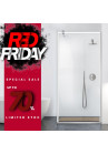 RED025 PARAVAN DUS WALK-IN FRAME